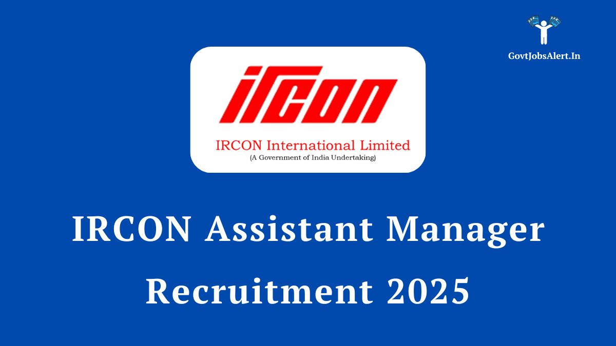 IRCON Recruitment 2025 – Apply Online for 02 Manager Posts