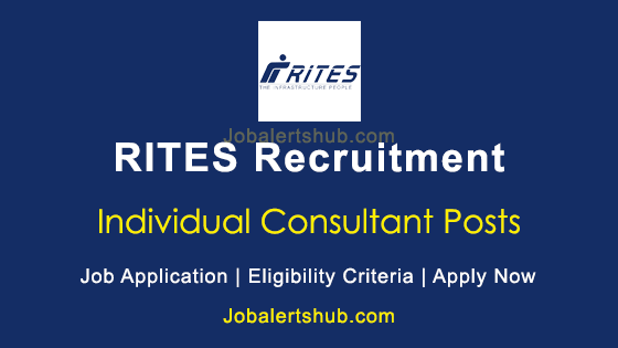 RITES Recruitment 2025 – Apply Online for Individual Consultant (Senior Manager) Post